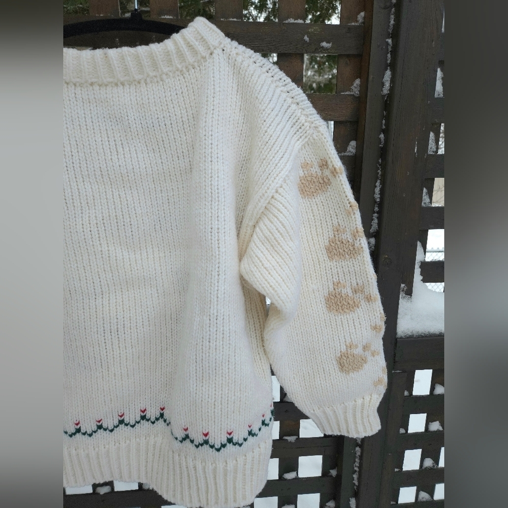 Vintage Knit Teddy Sweater - Picture 9 of 9